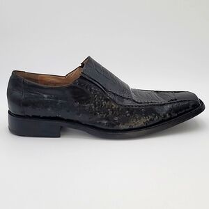 STACY ADAMS sz11 Alligator & Ostrich Leather loafers